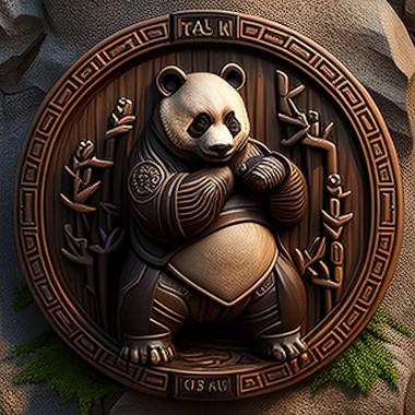 3D model Tai Chi Panda Heroes game (STL)